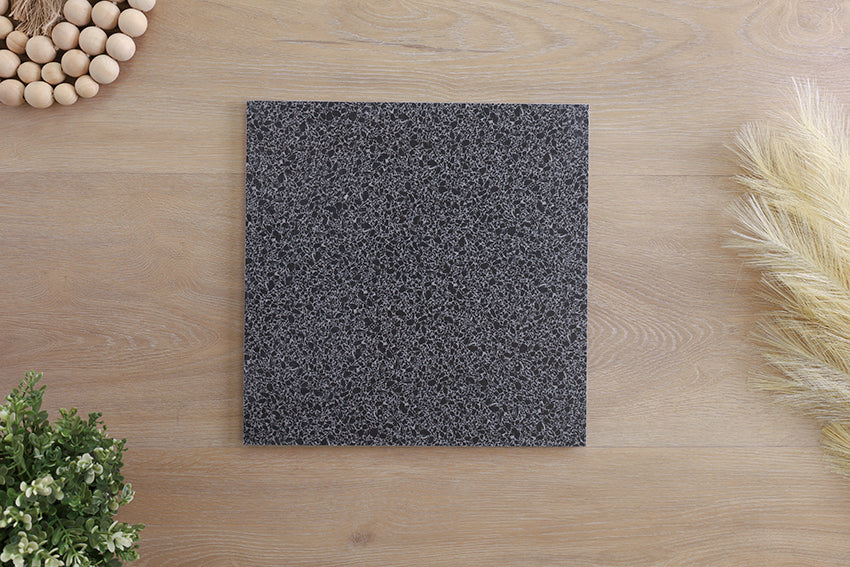 Parco Charcoal Matt Terrazzo Look Tile