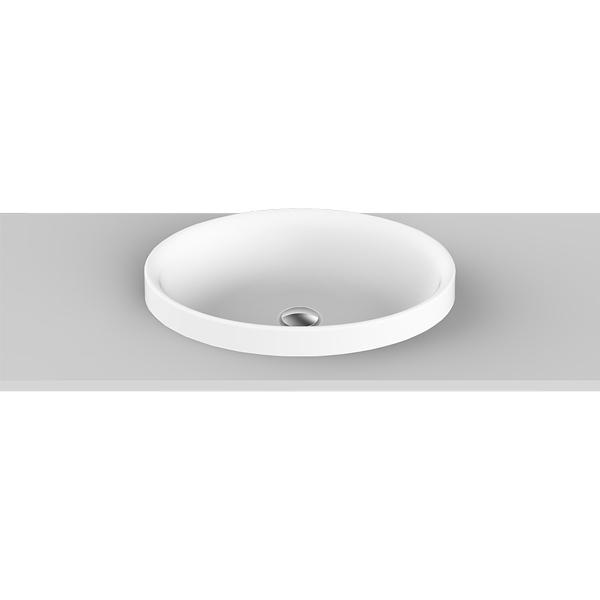 ADP Dignity Semi-Inset Basin - Matte White - Wellsons