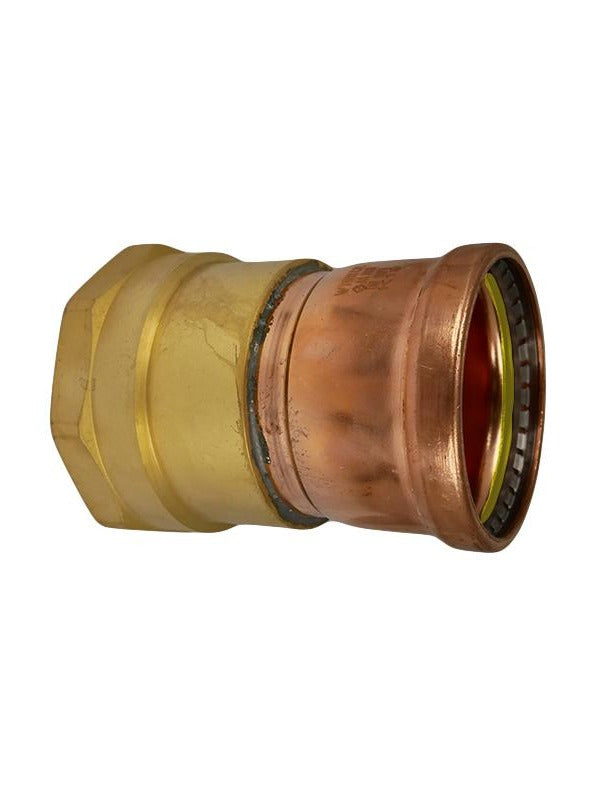 Copper Press Brass Female Coupling Gas 100MM x 4" BSP - Wellsons