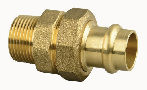 Copper Press Brass Male Union Water 50MM x 2" BSP - Wellsons